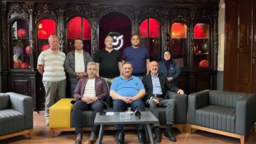 Hasan Karal, Trabzon Gazeteciler Cemiyeti’ni ziyaret etti.