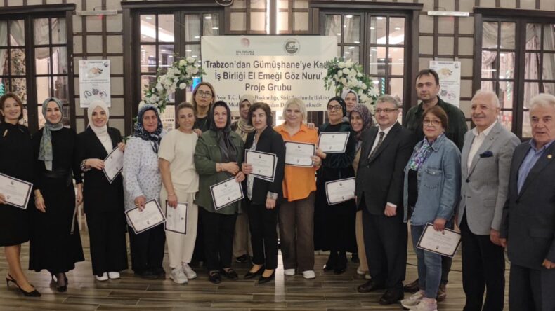 Gümüşhaneliler Derneği’nden Kazaziye El Sanatları Projesi Kapanış Programı